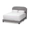 Baxton Studio Odette Modern Light Grey Upholstered Full Size Bed 146-8248 - alternate 1